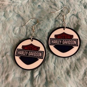 Harley-Davidson Inspired Sublimated Earrings